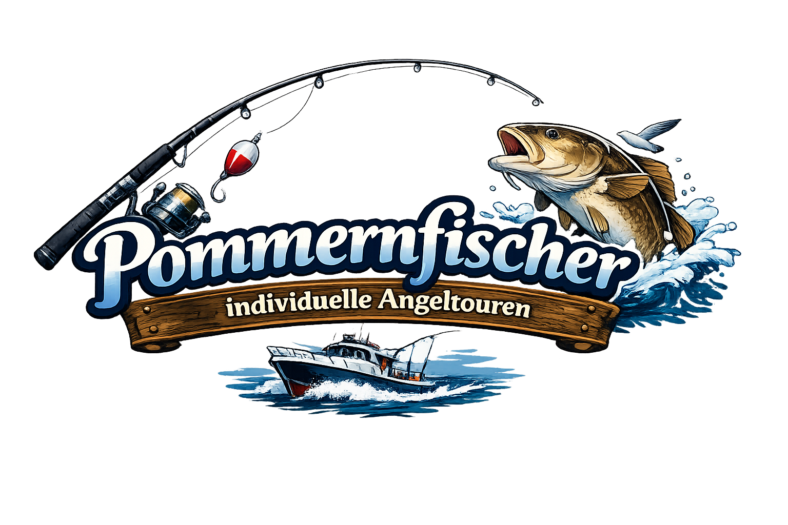 Individuelle Angeltouren auf Bodden, Peenestrom & Ostsee